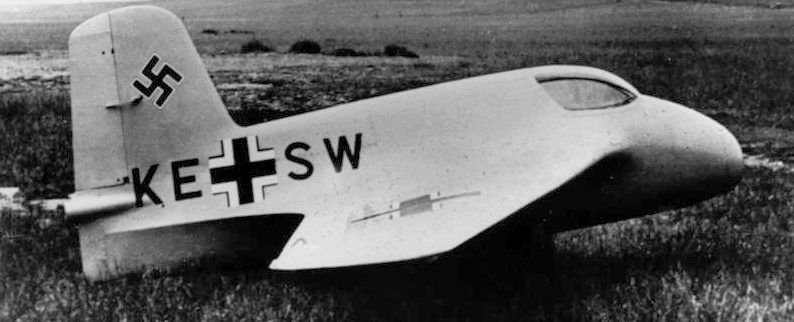 Ракетный истребитель-перехватчик Messerschmitt Me 163 «Komet».