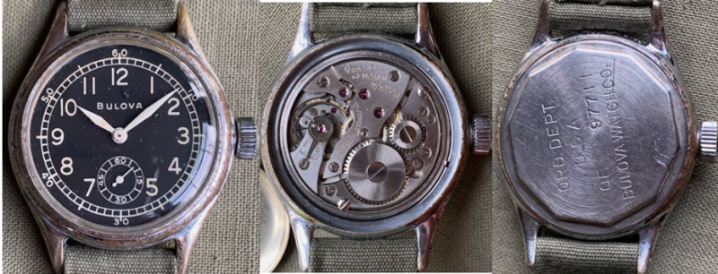 Часы Bulova ORD. DEPT. для пехоты.