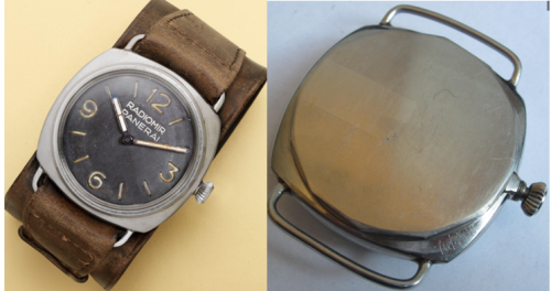 Часы «Radiomir Panerai» 3646 Type C с механизмом Rolex для ВМФ. 1940 г.