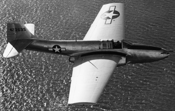 Турбореактивный истребитель Bell P-59 «Airacomet».
