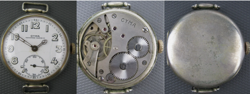 Наручные часы Cyma Tavannes.