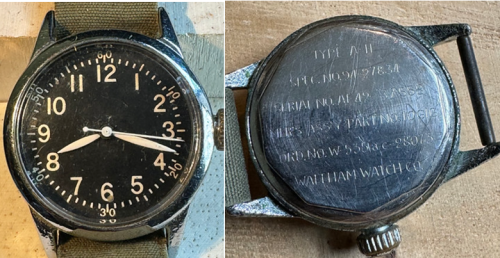 Часы А-11 Waltham раннего выпуска.