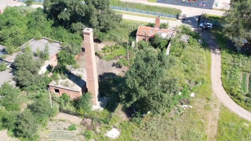 Общий вид руин помещений отряда №516.