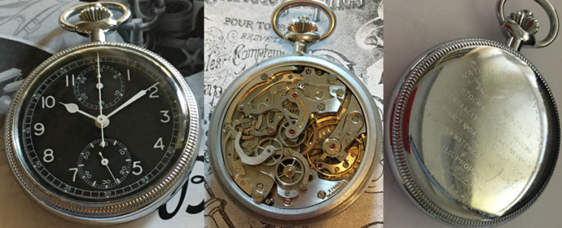 Карманные часы-хронограф BREITLING ,для штурманов ВМС.