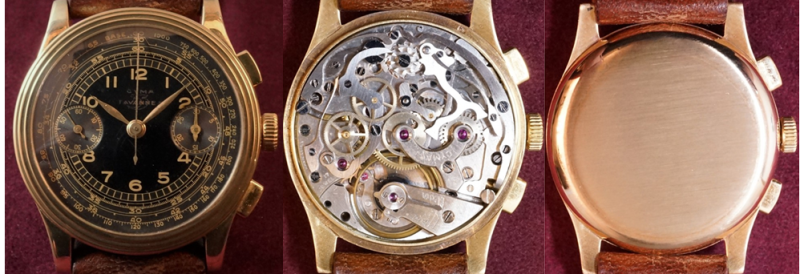 Наручные часы-хронограф Cyma Tavannes.