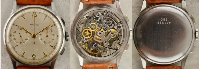 Наручные часы-хронограф Tavannes Jumbo.