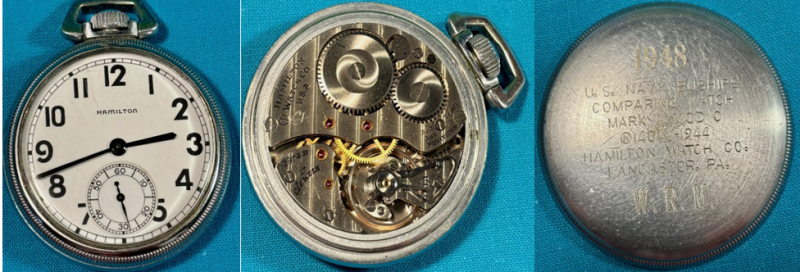 Карманные часы Mark 1 Hamilton.