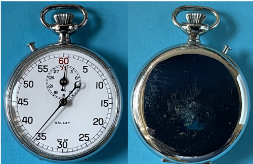 Секундомер компании Gallet.