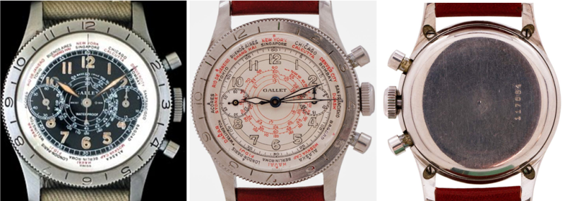 Хронограф Gallet Flying Officer для пилотов ВВС.