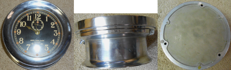 Корабельные часы ВМС США Mark-1 компании Seth Thomas Thomaston.