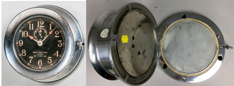 Корабельные часы ВМС США Mark I компании Chelsea Clock Co.
