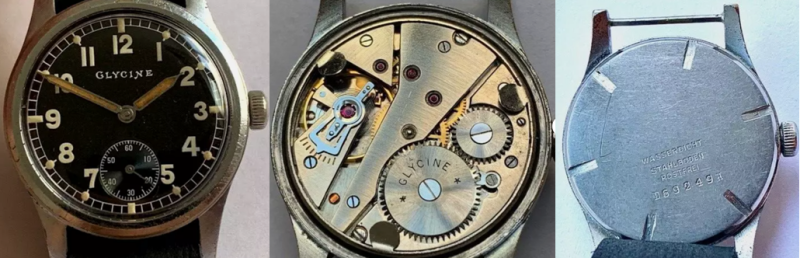 Часы Glycine DH с ремешком.