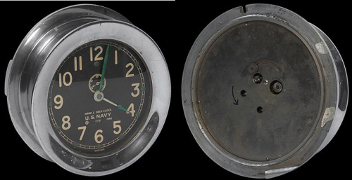 Корабельные часы ВМС США Mark I компании Chelsea Clock Co.