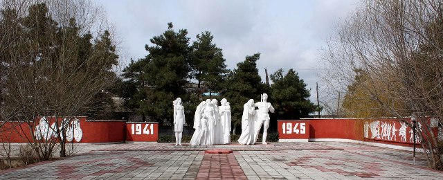 г. Агдаш. Мемориал погибшим землякам.