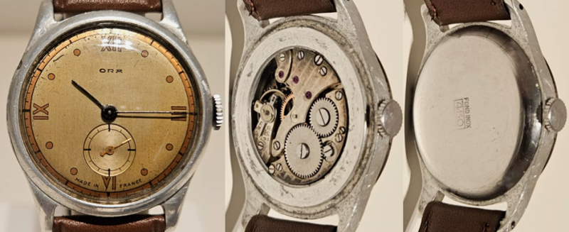 Часы ORA в алюминиевом корпусе.