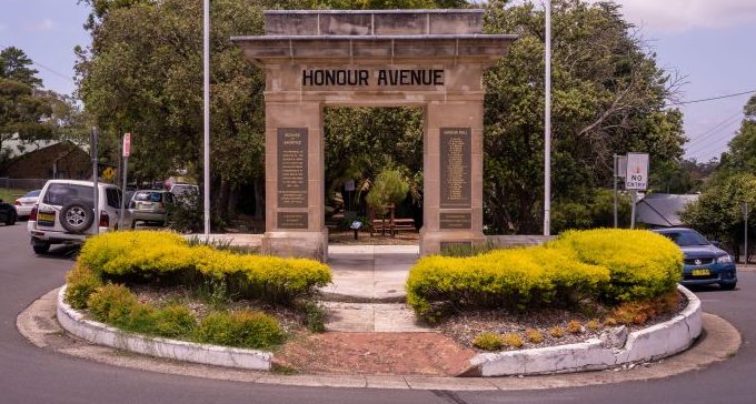 г. Лоусон. Военный мемориал.