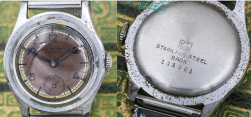 Часы Seikosha Precision с двойным корпусом.