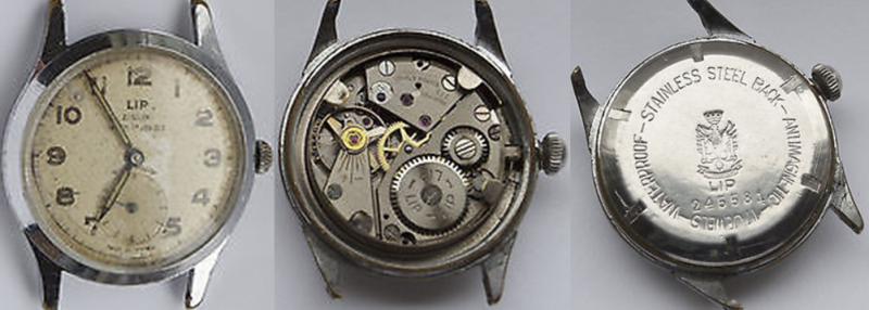 Наручные часы Lip Elgiloy Lever 17 Jewel.
