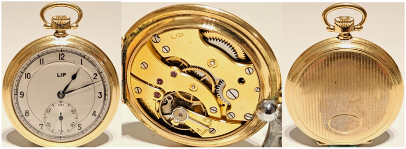 Карманные часы компании LIP.