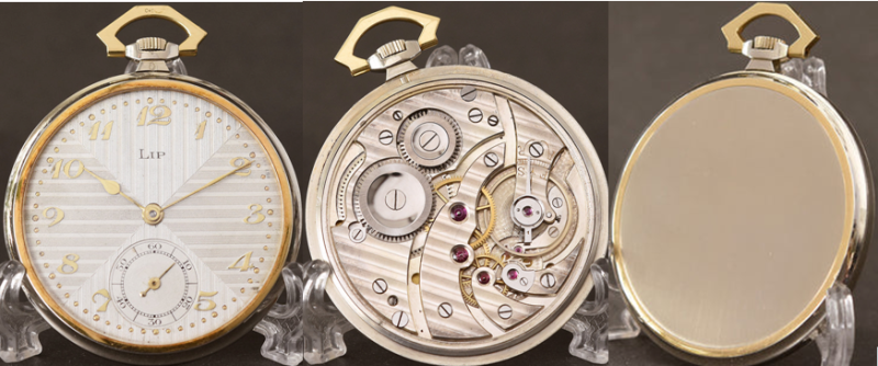 Карманные часы LIP Tutone Art Deco.