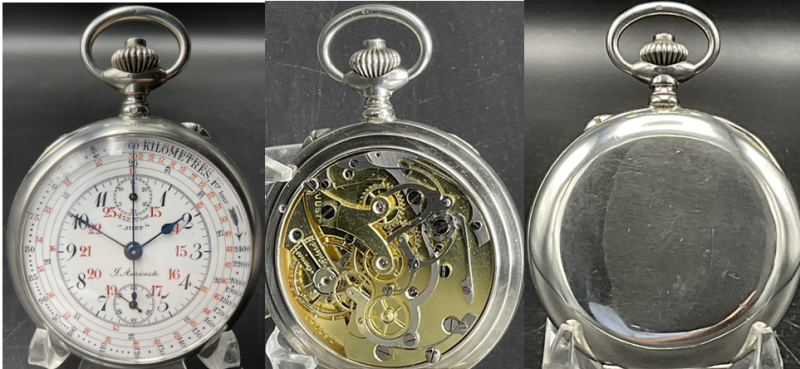 Карманные часы-хронограф Auricoste.