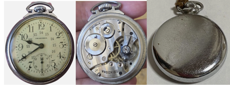 Карманные часы Seiko Seikosha.