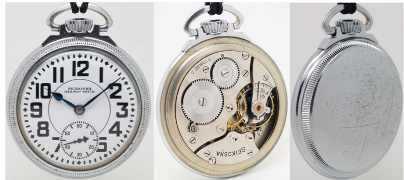Карманные часы Seikosha Railway Watch для железнодорожников.