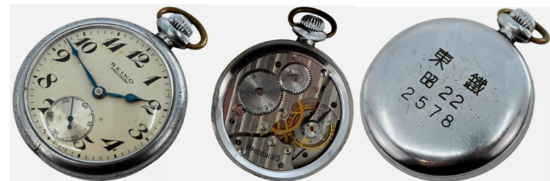 Карманные часы Seikosha Precision для железнодорожников.