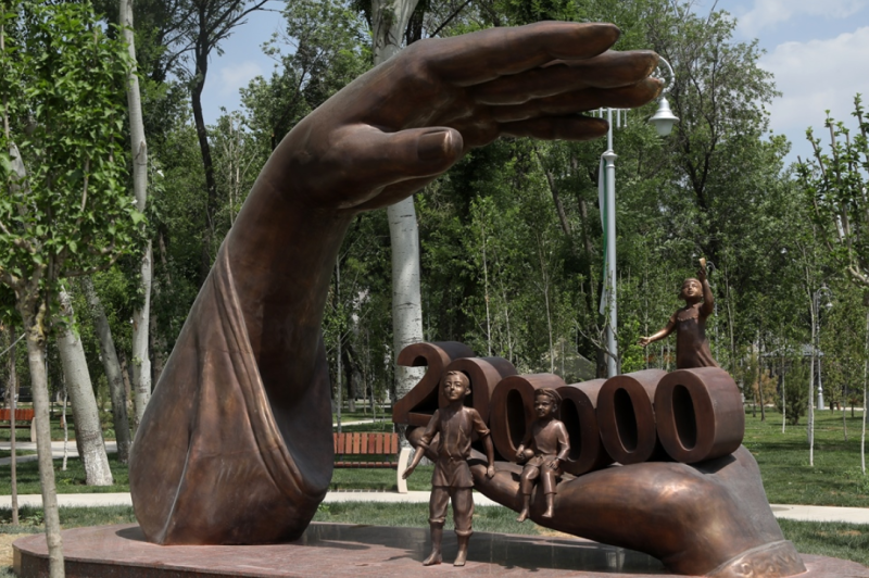 Тематические зоны мемориала.