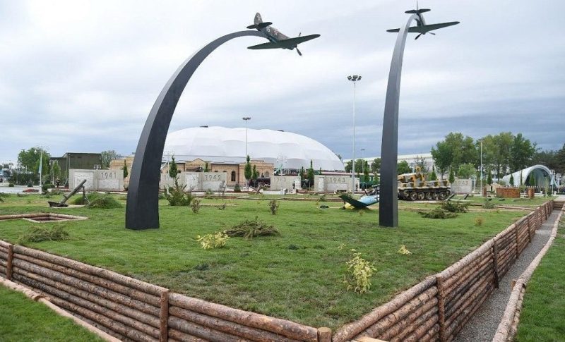 Тематические зоны мемориала.