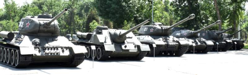 Выставка военной техники.