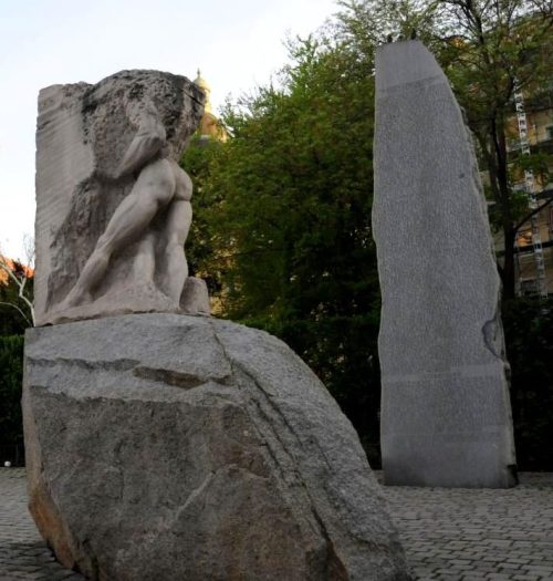 Камень республик и Орфей, входящий в ад.