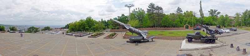 Панорамный снимок парка.