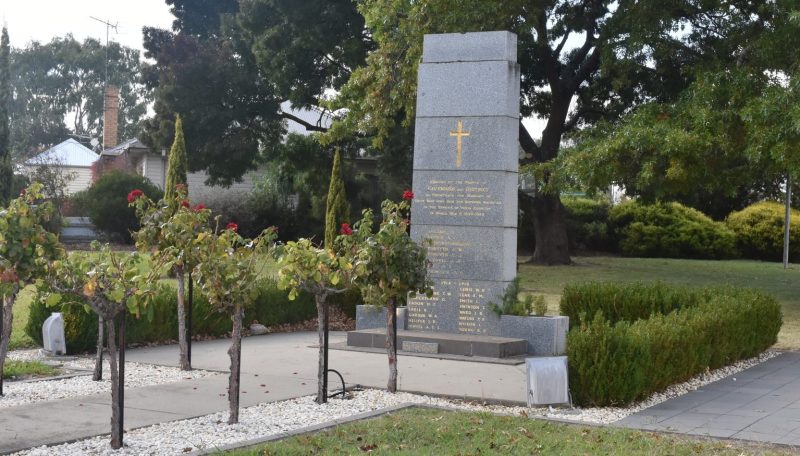 г. Кавендиш. Военный мемориал.