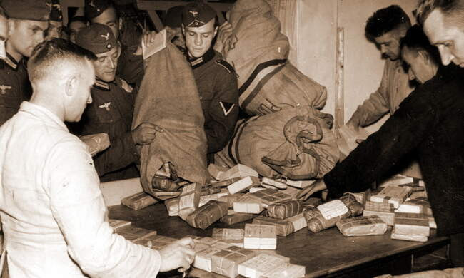 Доставка почты в воинскую часть.