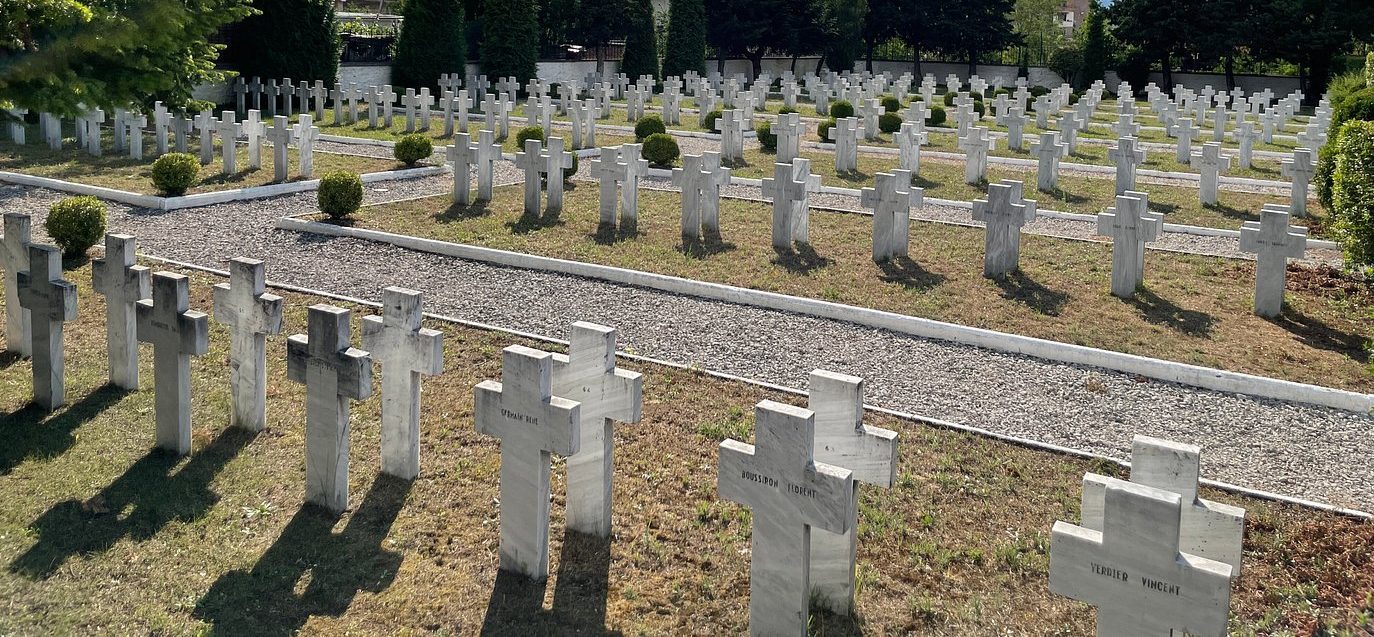 г. Корча. Французское военное кладбище, где похоронено 640 солдат.