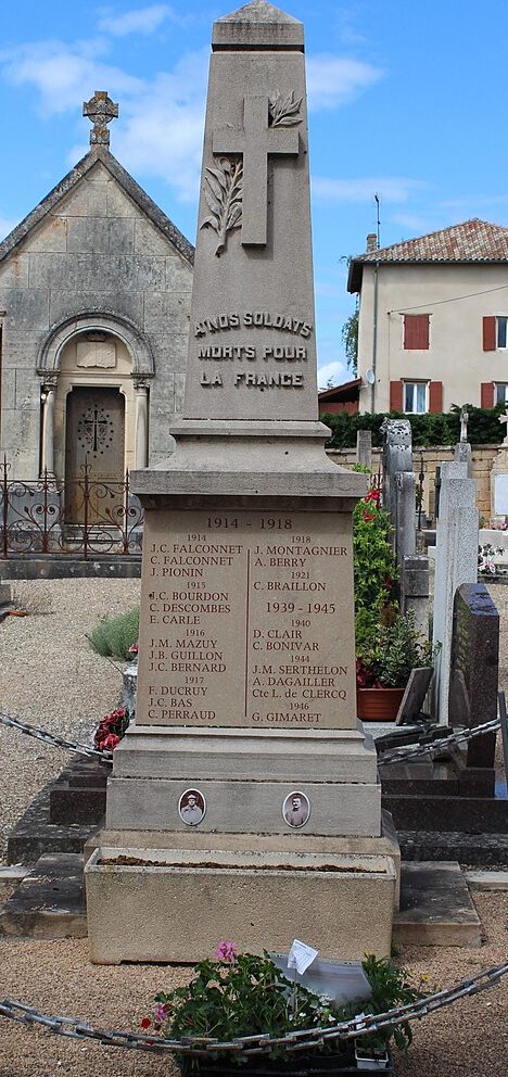 г. Женуйё. Военный мемориал. 