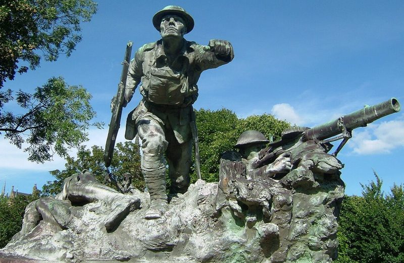 г. Глазго. Военный мемориал «Камеронцы». 