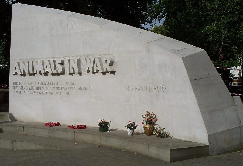 г. Лондон. Мемориал «Животные на войне».