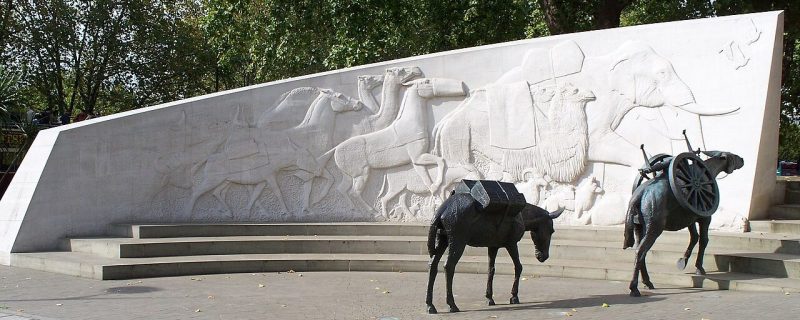 г. Лондон. Мемориал «Животные на войне».