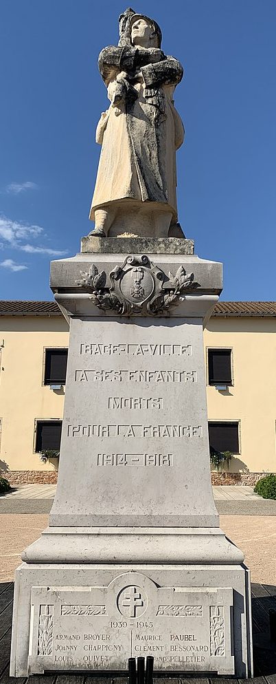 п. Баге-ла-Виль. Военный мемориал.