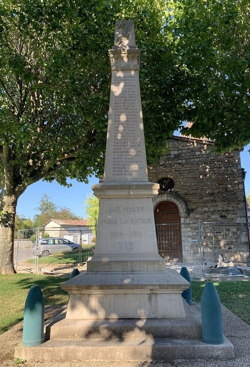 г. Сен-Морис-де-Гурдан. Военный мемориал. 