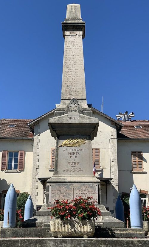 г. Сен-Морис-де-Ремен. Военный мемориал. 