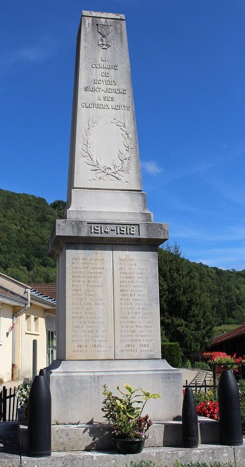 г. Бойё-Сен-Жером. Военный мемориал. 