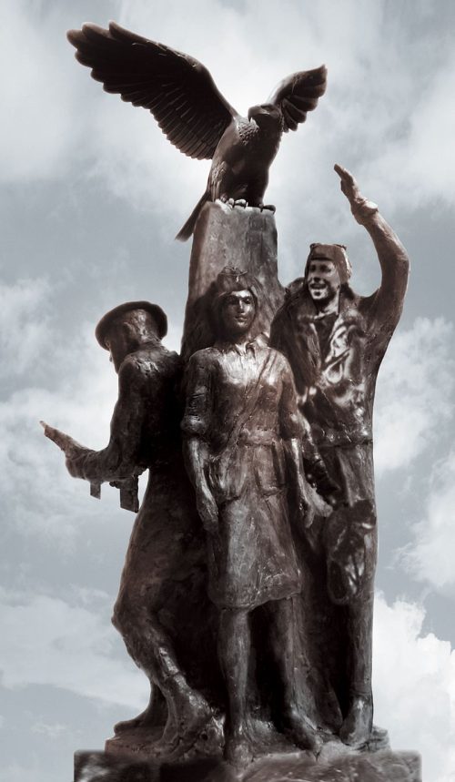 г. Стаффордшир. Военный мемориал Войска Польского, посвященный павшим военнослужащим в Первой и Второй мировых войнах.