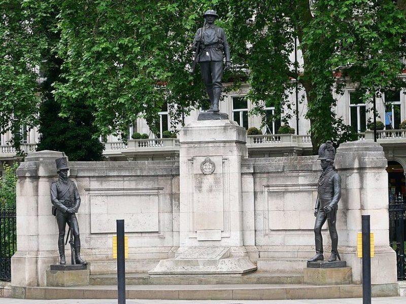 г. Лондон. Военный мемориал стрелковой бригады. 