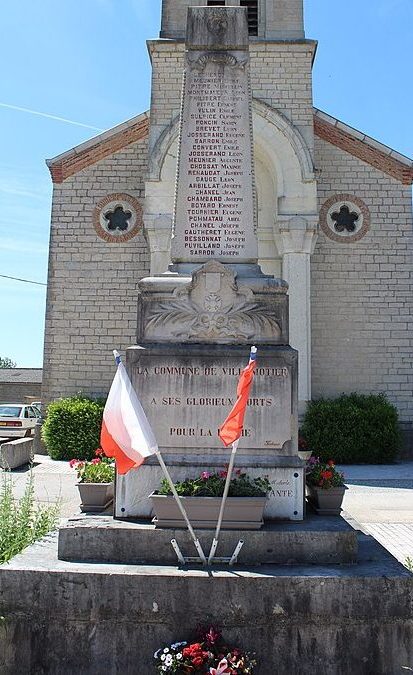 г. Вильмотье. Военный мемориал.