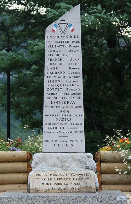 п. Леаз. Памятник Маки.