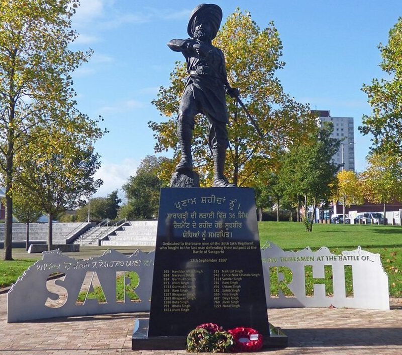г. Уэднесфилд. Мемориал Сикхскому полку.