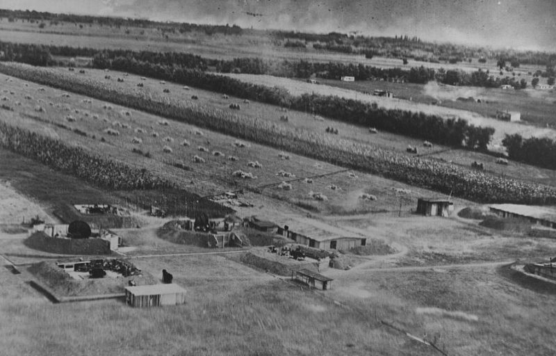 Радарные установки и артиллерийские позиции в Плоешти. Июль 1943 г.